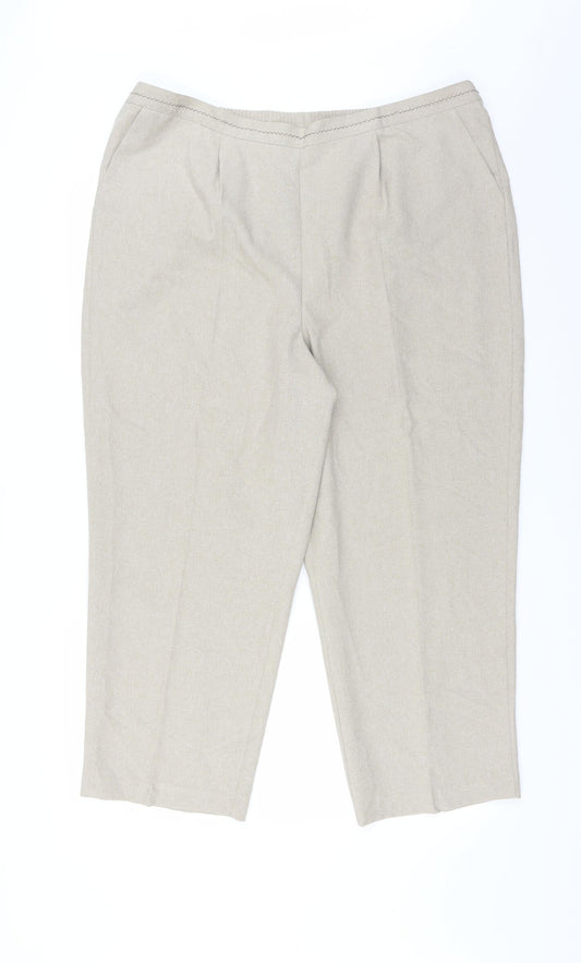Le Bon Marché Womens Beige Trousers Size 20 L25 in