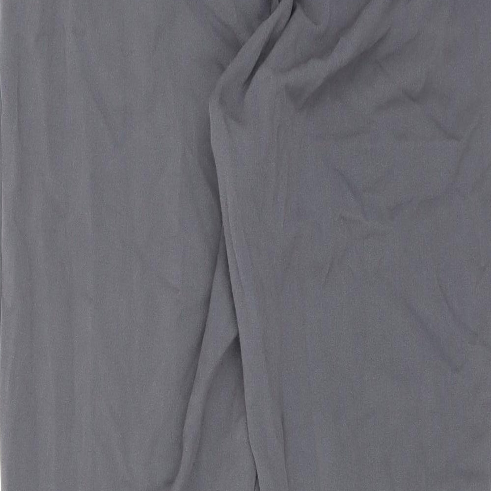 Anna Rose Womens Grey Trousers Size 14 L26 in