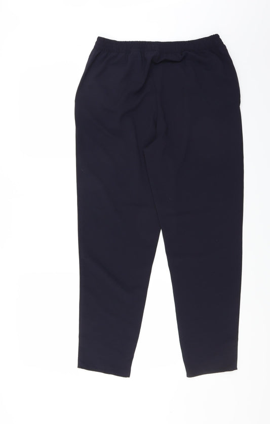 Divided by H&M Womens Blue Trousers Size 12 L27 in