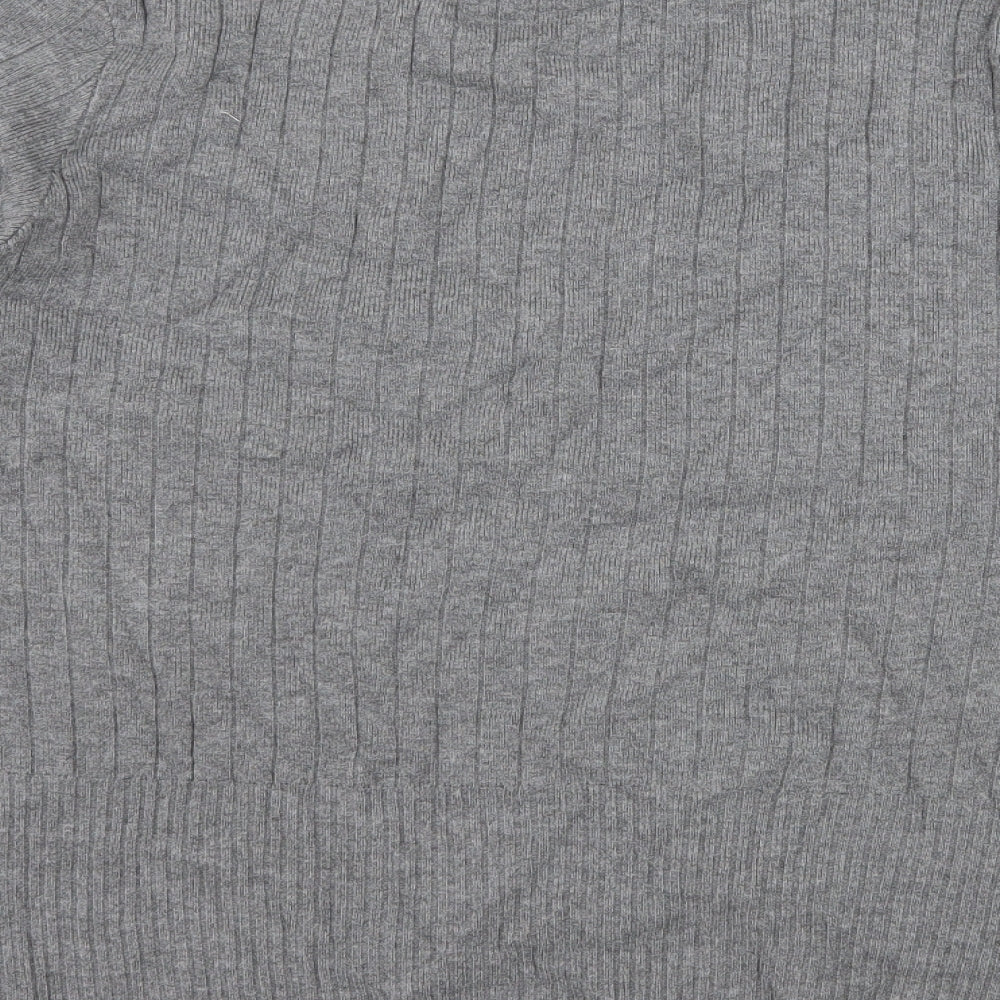 Marks and Spencer Womens Grey Knit Pullover Jumper Size 20