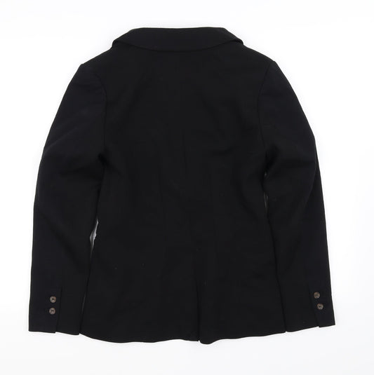 H&M Womens Black Jacket Blazer Size 10