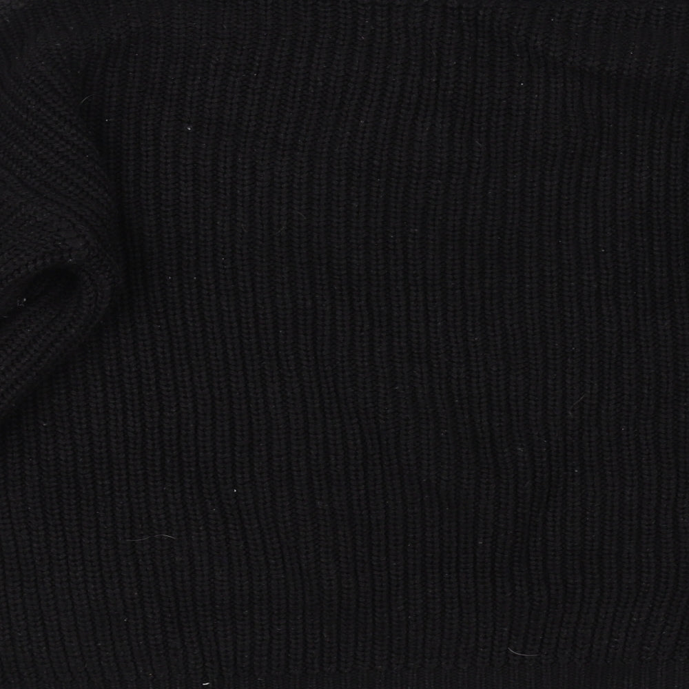 New Look Womens Black Pullover Jumper Size M