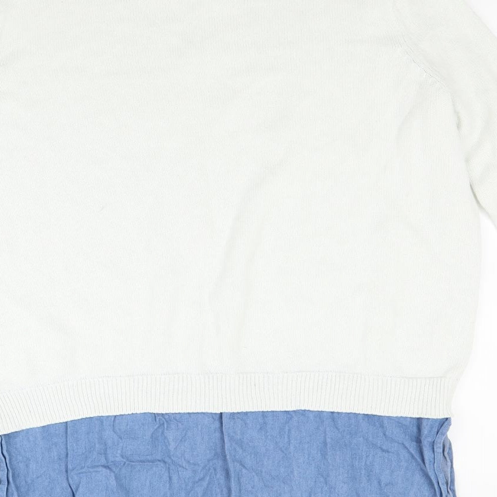ASOS Womens White Pullover Jumper Size 10