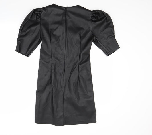 Retro & Icone Womens Black A-Line Size 10