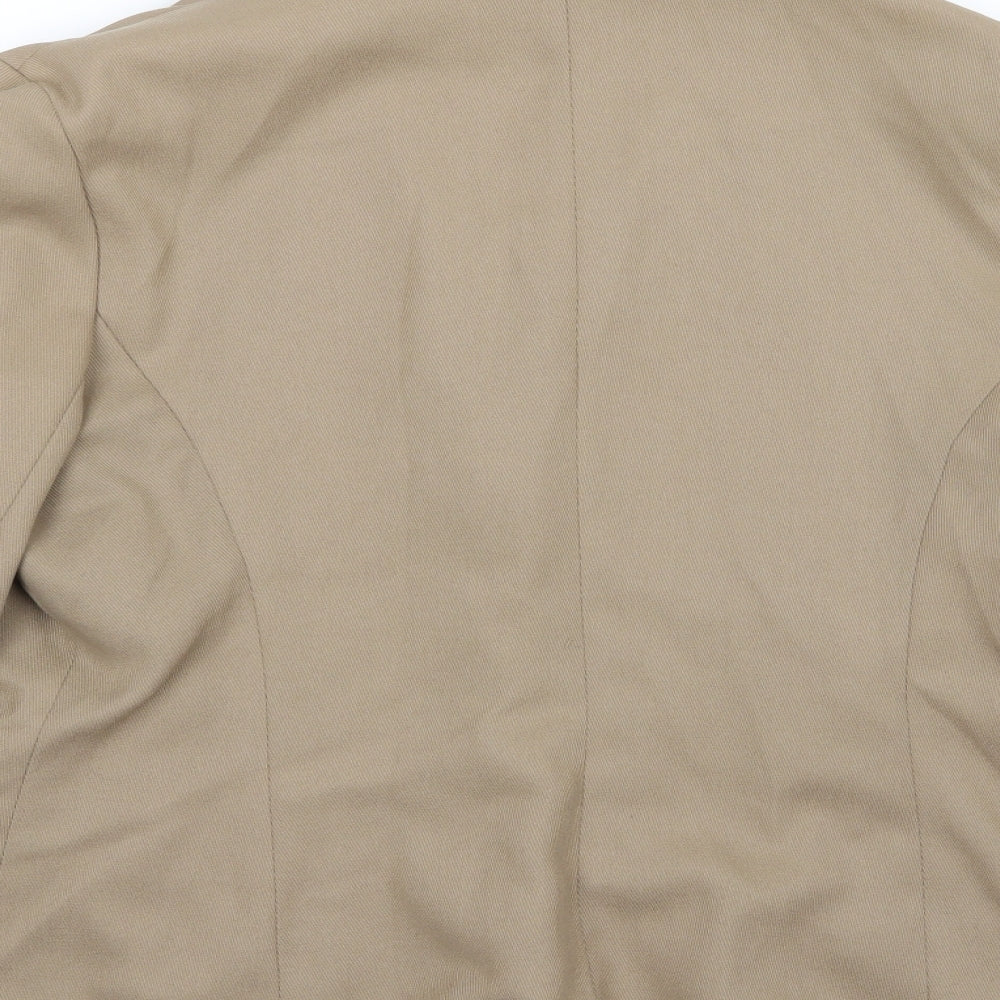 Rebecca Sheldon Womens Beige Jacket Suit Jacket Size 16