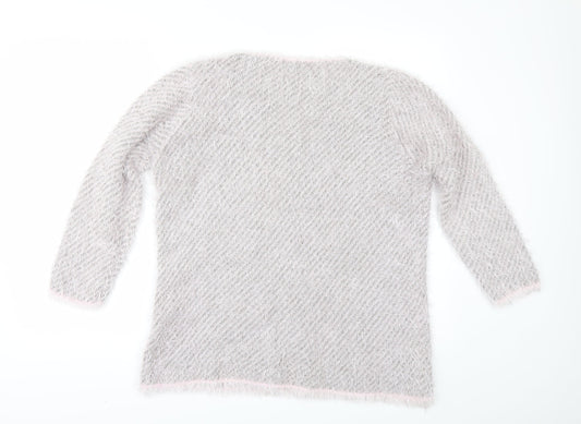 Emreco Womens Pink Pullover Jumper Size 16