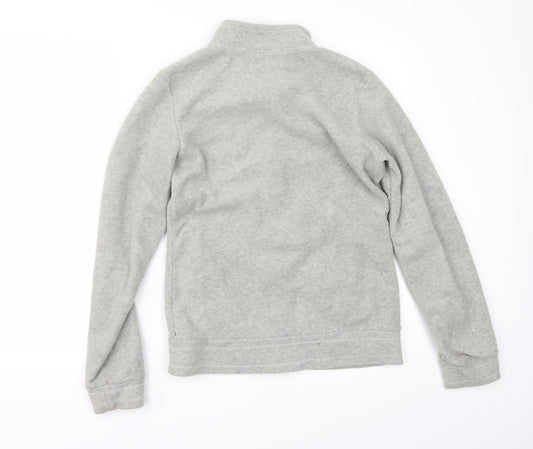 LA Gear Womens Grey Fleece Jacket Size 8