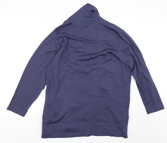Country Collection Womens Purple Cardigan Jumper Size M