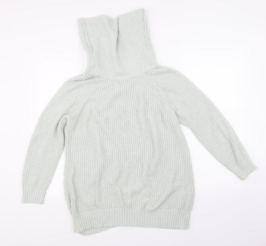 Wallis Womens Grey Knit Pullover Jumper Size S