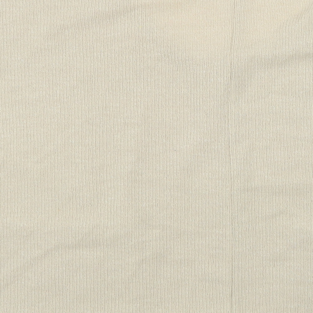 Brand and care label for Next women’s beige knit jumper, size UK 18