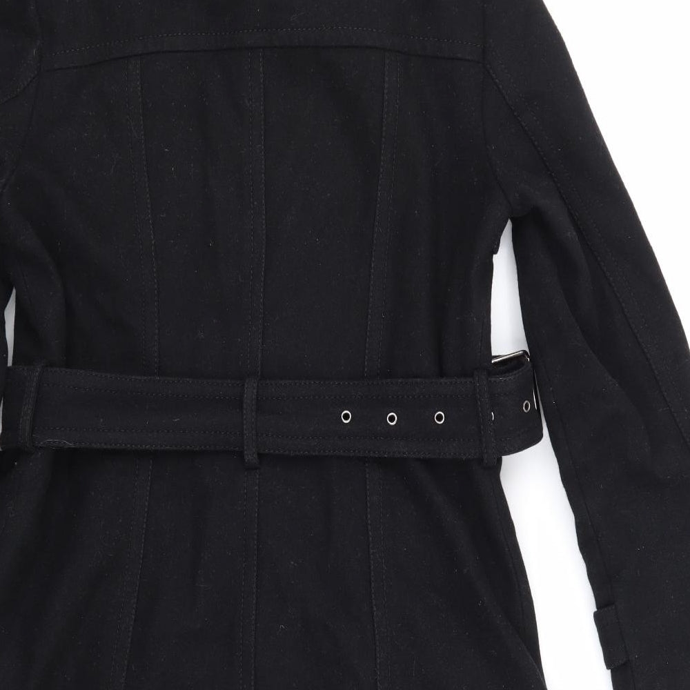 Kenneth Cole Womens Black Jacket Coat Size 10