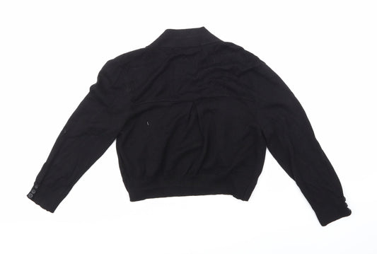 Wallis Womens Black Knit Cardigan Jumper Size M