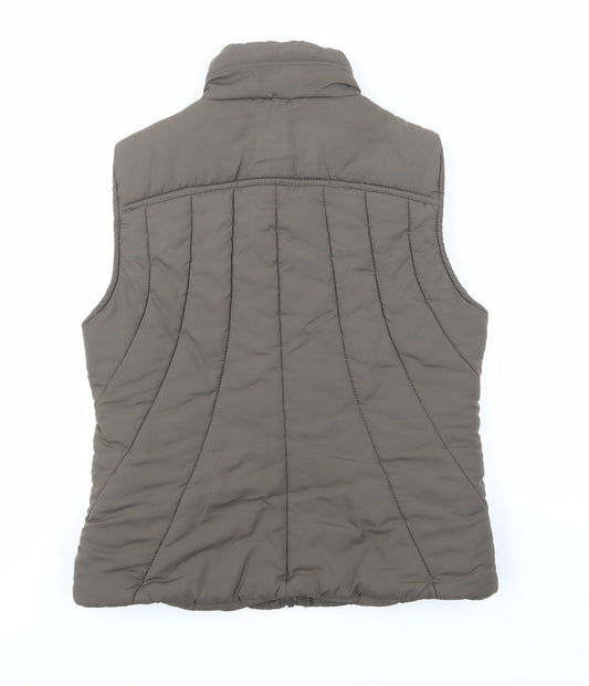 George Womens Brown Gilet Coat Size 8