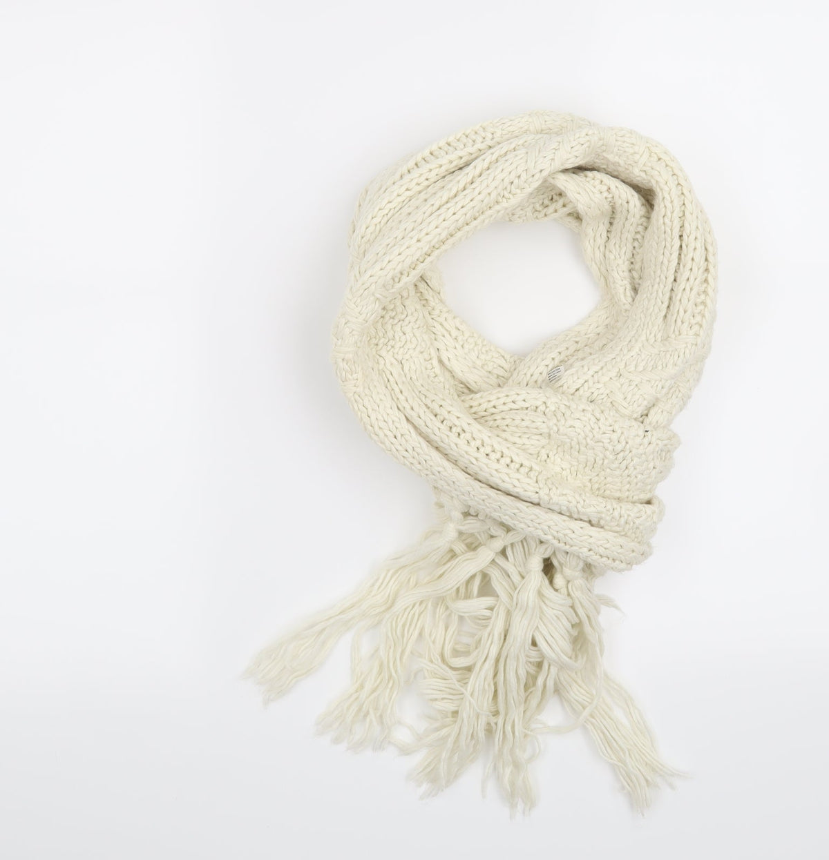 Front view of Topshop women’s beige scarf