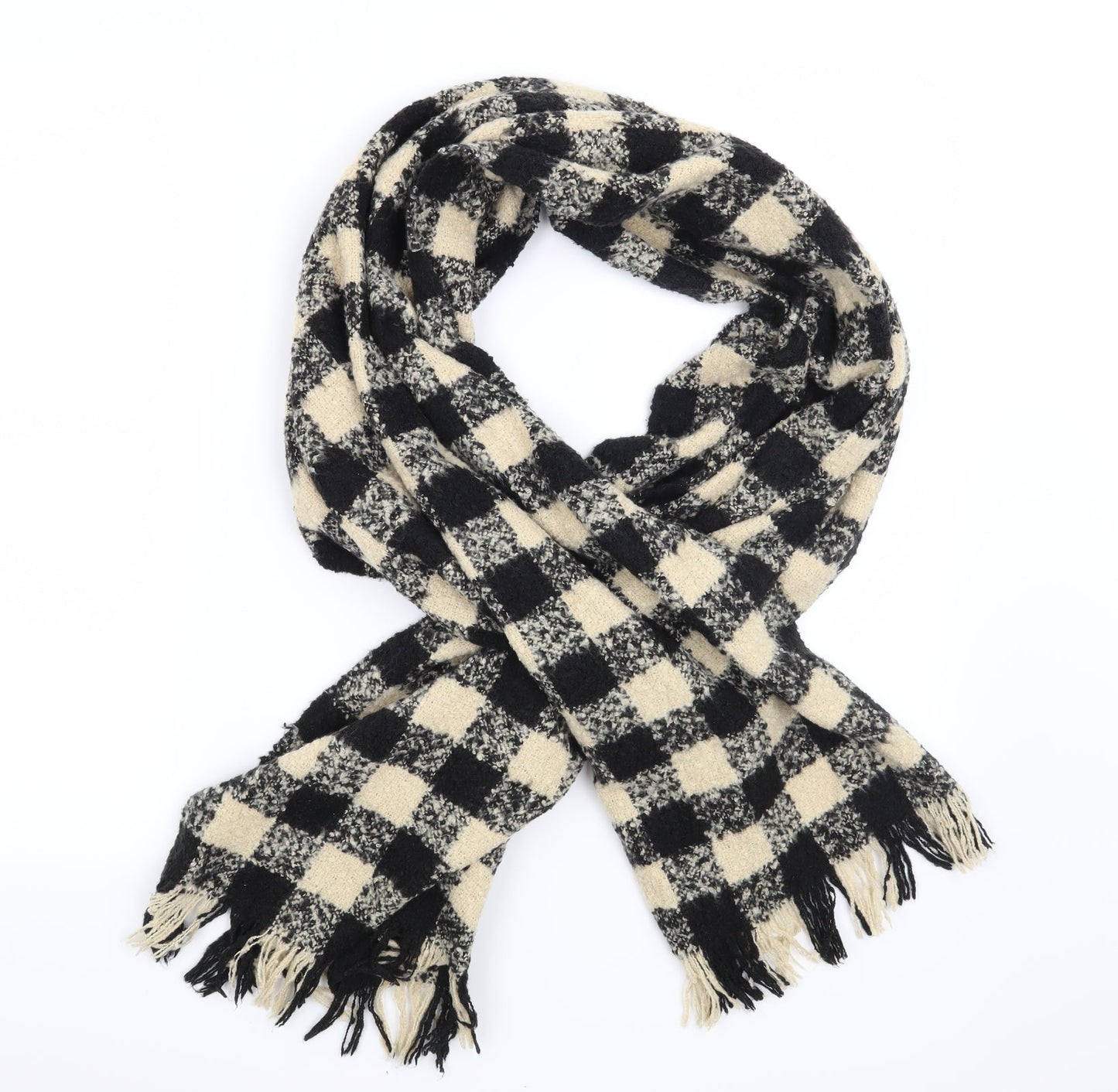 Peacocks Womens Beige Check Scarf