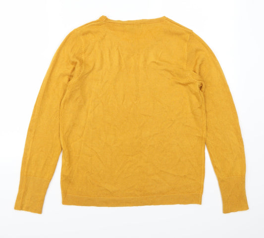 Primark Womens Orange Pullover Jumper Size 10