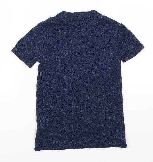 NEXT Girls Blue Basic T-Shirt Size 6 Years
