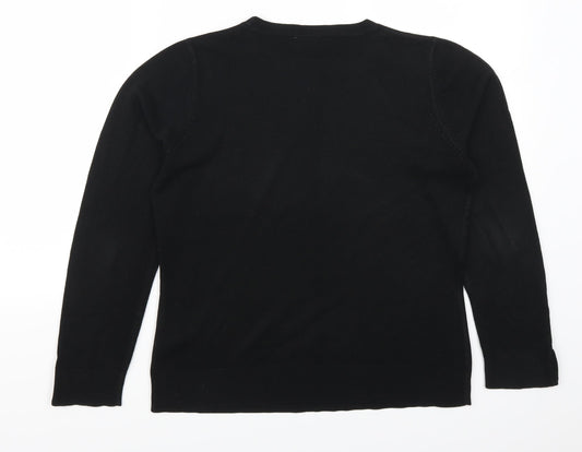 BHS Womens Black Pullover Jumper Size 12