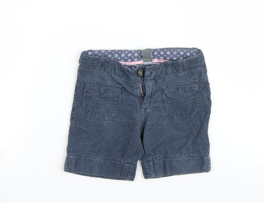 Additional front view of Zara girls’ blue bermuda shorts, size 2-3, years
