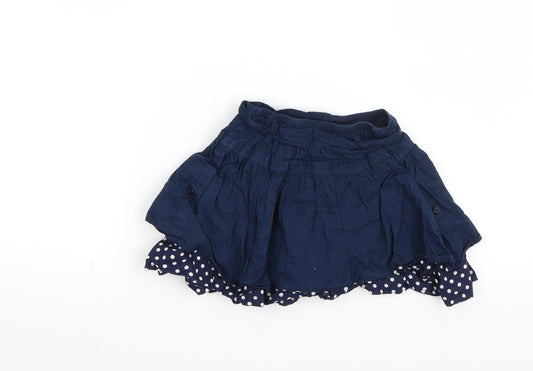 Preworn Girls Blue A-Line Size 2-3 Years