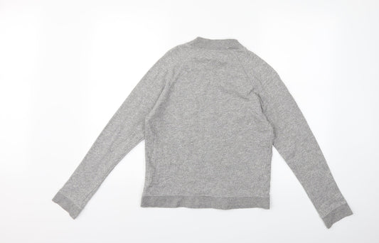 New Look Girls Grey Pullover Sweatshirt Size 12 Years - wake up and be happy