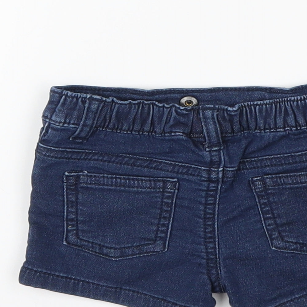Brand and care label for Wonder Nation Baby Beige Denim Jeans, size 3-6, Months