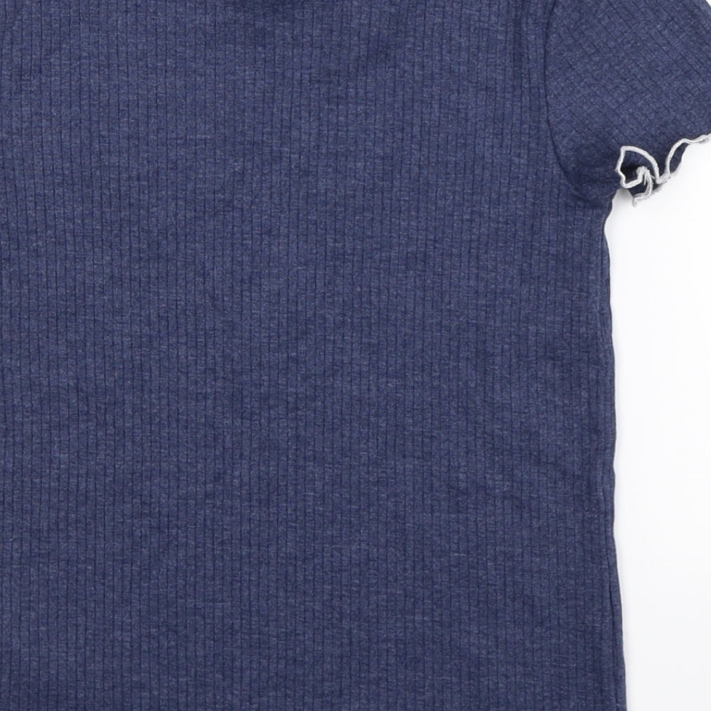 Marks and Spencer Boys Blue Basic T-Shirt Size 8-9 Years