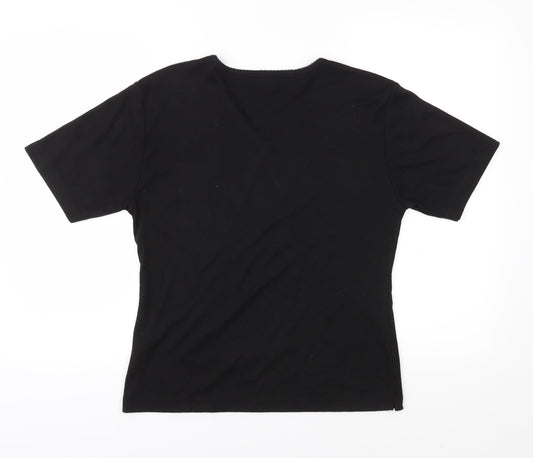 Paramour Womens Black Jersey Basic T-Shirt Size M