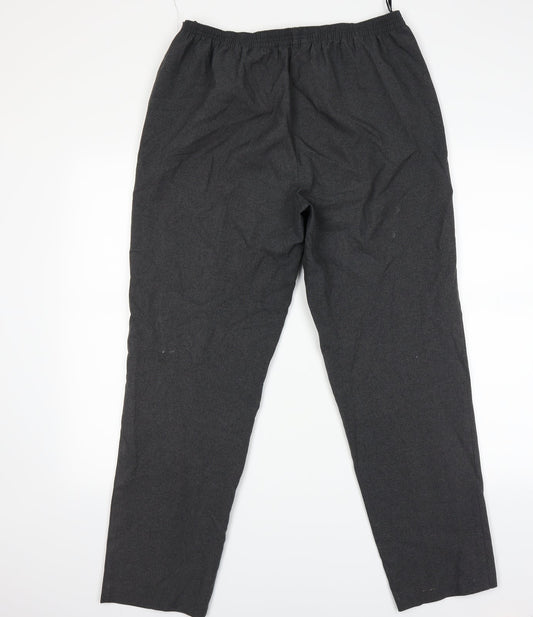 Classics Womens Grey Trousers Size 14 L26 in