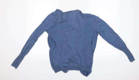 Preworn Womens Blue Cardigan Jumper Size 8