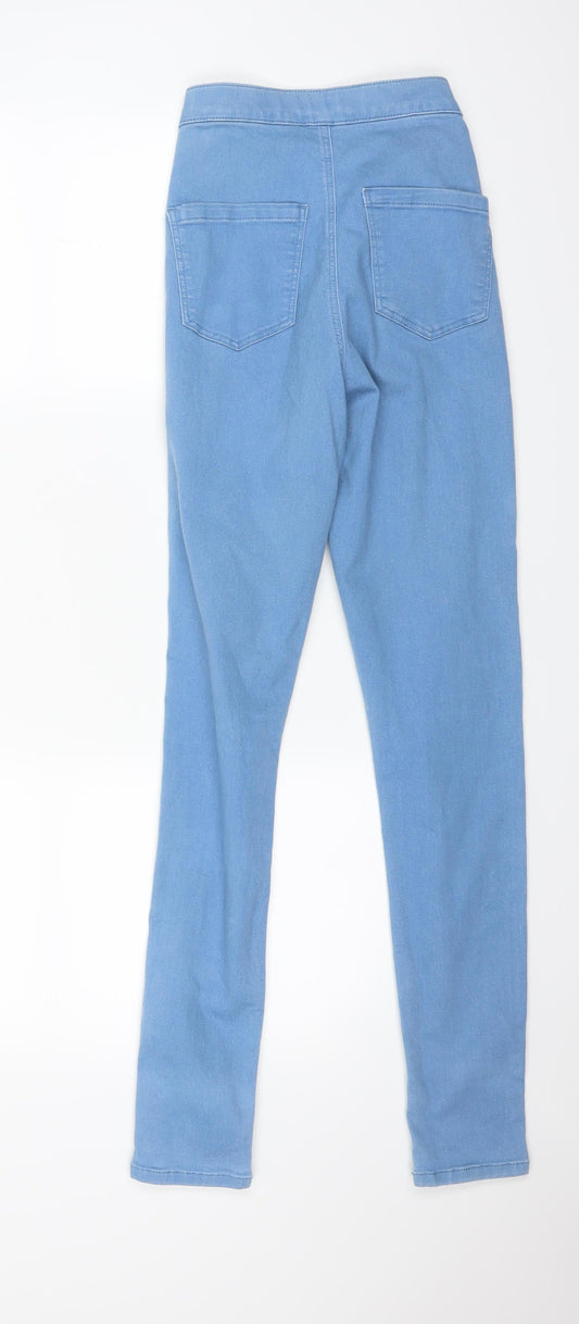 top shop Womens Blue Skinny Jeans Size 28 L32 in