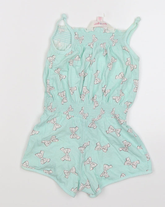 Girl2Girl Girls Green Flecked Playsuit One-Piece Size 2-3 Years - BOWS