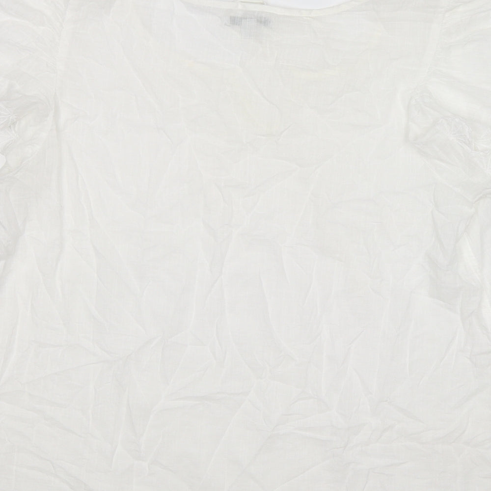 Gap Womens White Tunic T-Shirt Size L