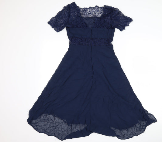 ASOS Womens Blue A-Line Size 8