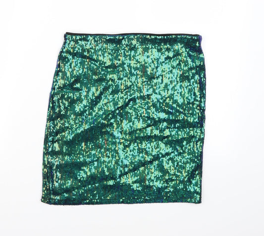 Divided Womens Multicoloured A-Line Skirt Size S