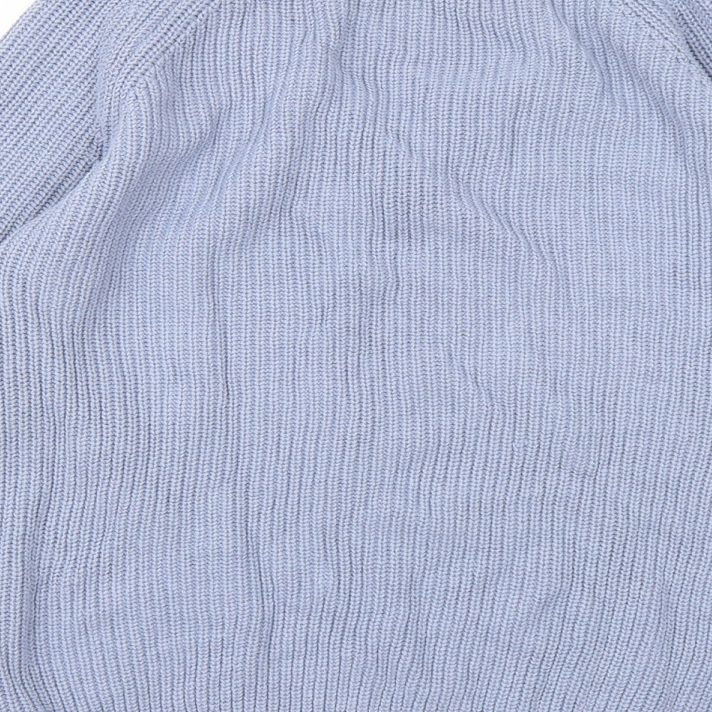 Brand and care label for Select women’s blue knit jumper, size UK 12