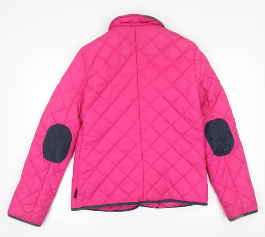 Henley Womens Pink Jacket Size 10