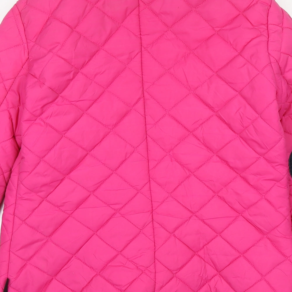 Brand and care label for Henley women’s pink jacket, size UK 10