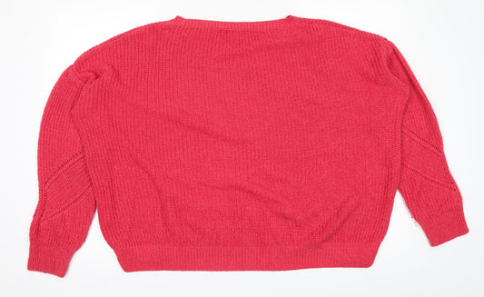 NEXT Womens Red Pullover Jumper Size M