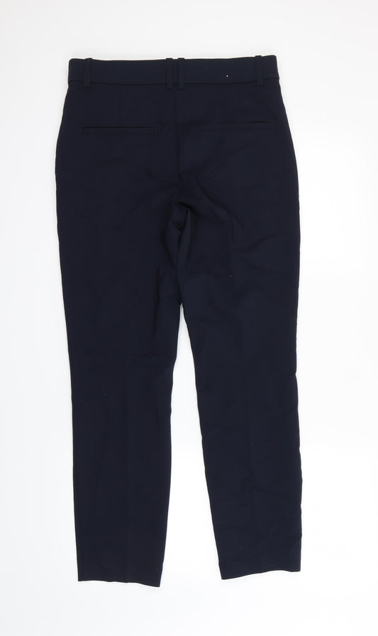 H&M Womens Blue Dress Pants Trousers Size 12 L26 in