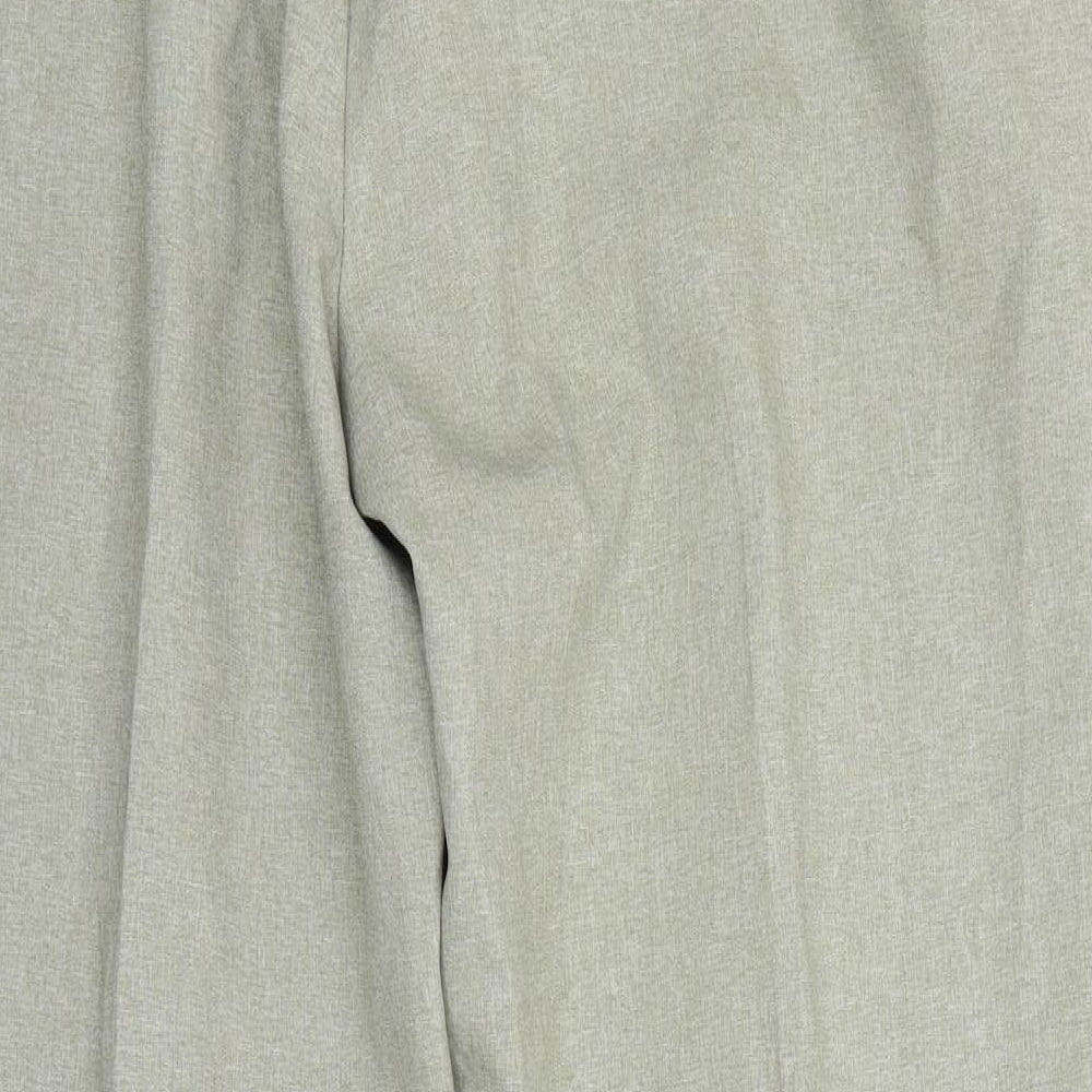 Brand and care label for Classics women’s green dress pants trousers, size UK 18, 30-inch leg