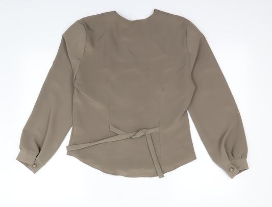 Bella moda Womens Beige Jacket Size 12