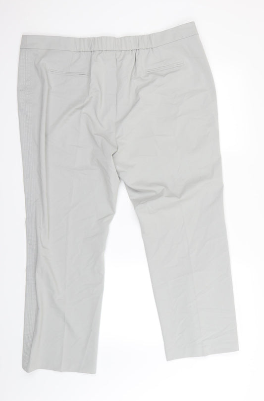 Capsule Womens Grey Dress Pants Trousers Size 22 L27 in