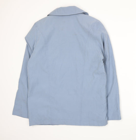 Klass Womens Blue Jacket Size 12
