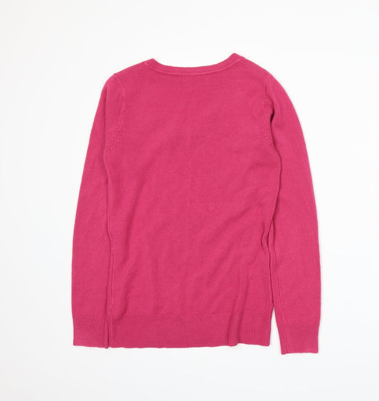 TU Womens Purple Knit Pullover Jumper Size 8