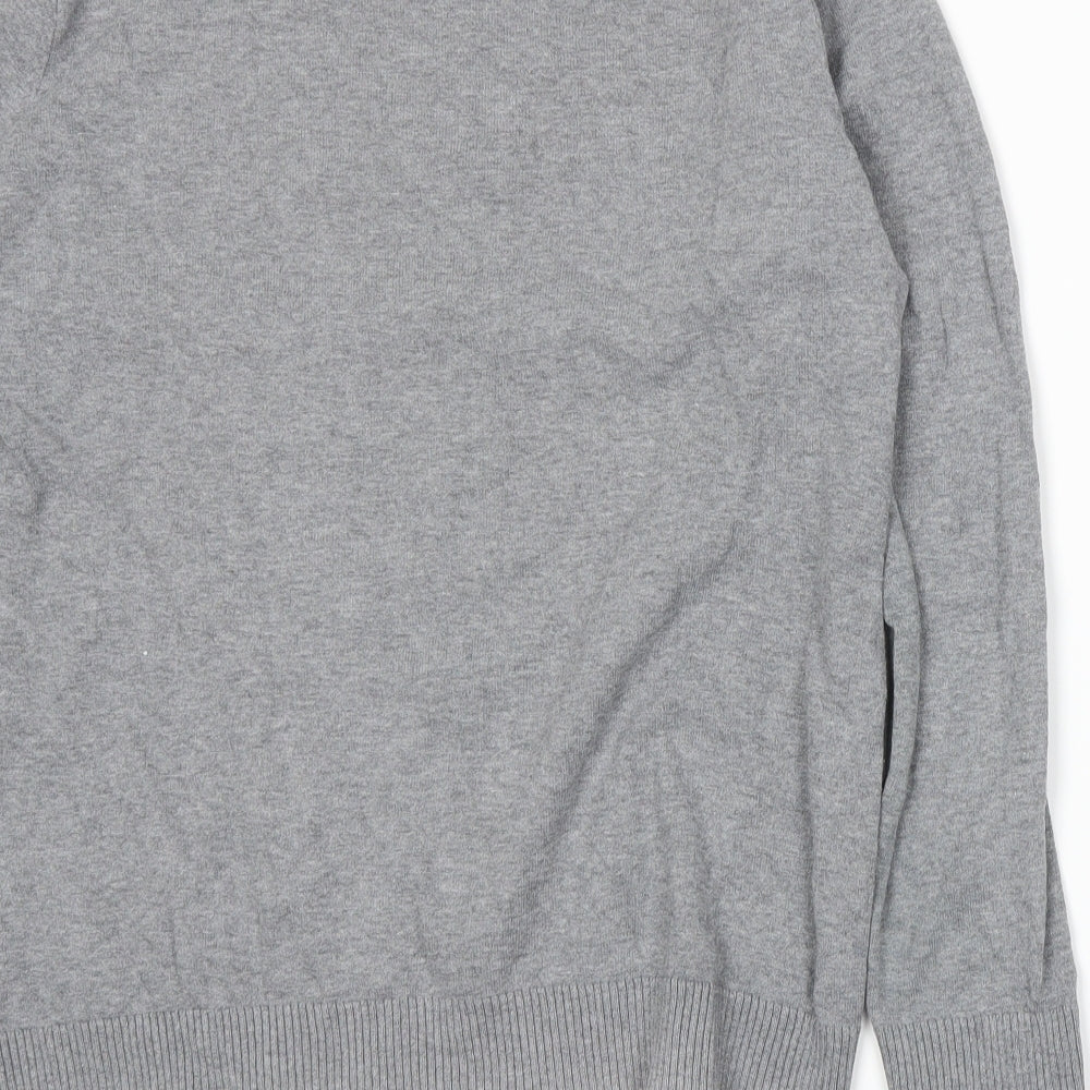 Cedar Wood State Mens Grey Knit Pullover Jumper Size M