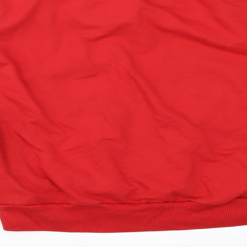 Candy Couture Girls Red Pullover Sweatshirt Size 13 Years