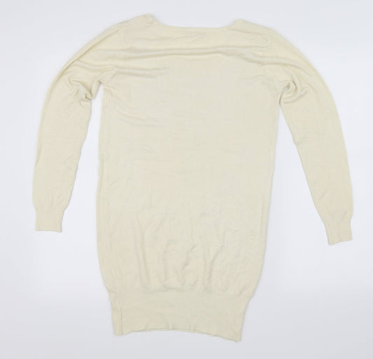 LIN.H.H Womens Yellow Pullover Jumper Size 14