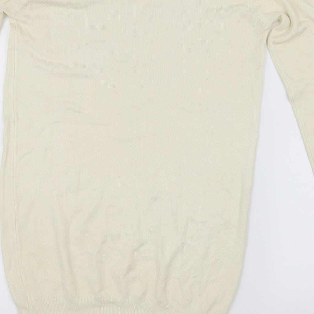 LIN.H.H Womens Yellow Pullover Jumper Size 14