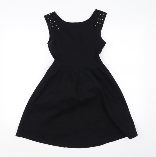 Zara Womens Black A-Line Size 4